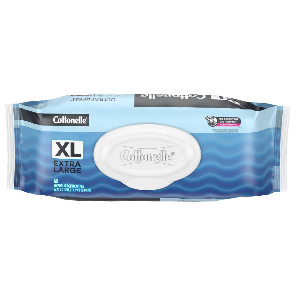 Cottonelle Extra Large Flushable Wipes