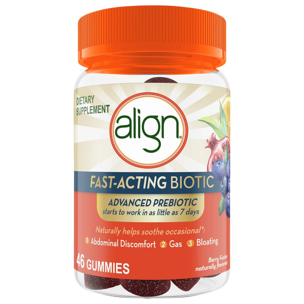 Align Advanced Prebiotic Supplement (46 ct) (berry)