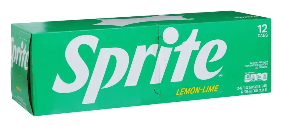 Sprite Lemon Lime - 12 Pack