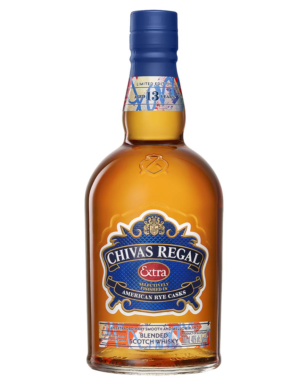 Chivas Regal 13 Year Old American Rye Cask Blended Scotch Whisky 700mL
