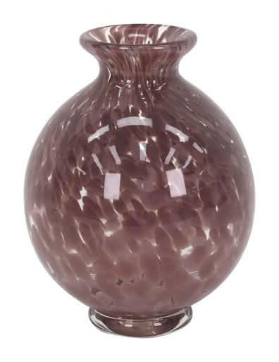 6" Purple Glass Vase By Ashland