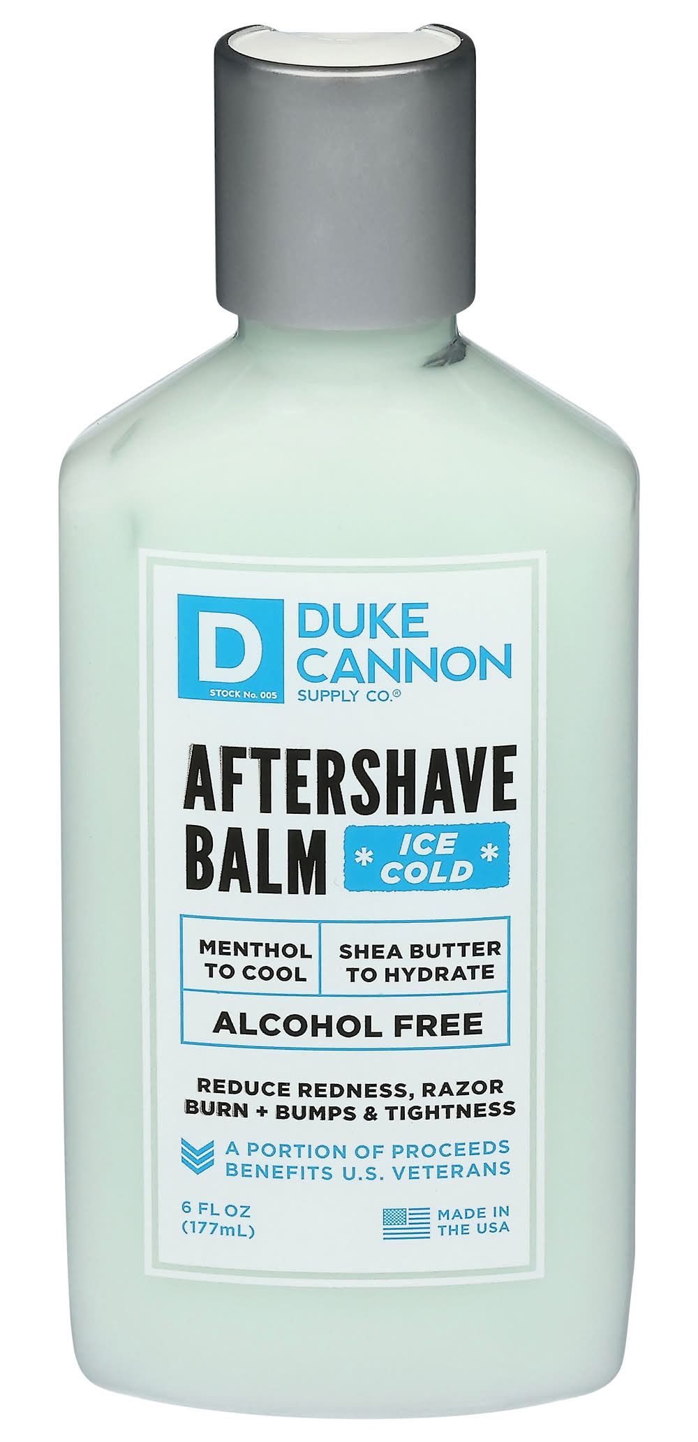 Duke Cannon After Shave Balm Ice Cold Alcohol Free (6 oz)
