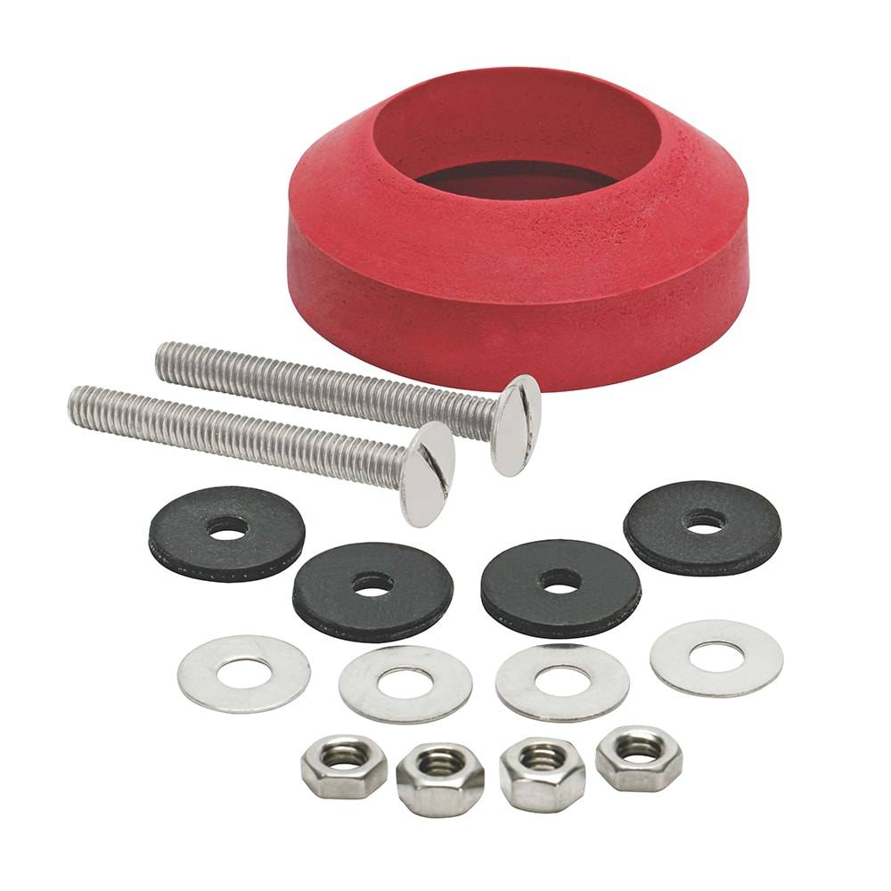 Fluidmaster 3.25-in Red Rubber Toilet Gasket | 6102