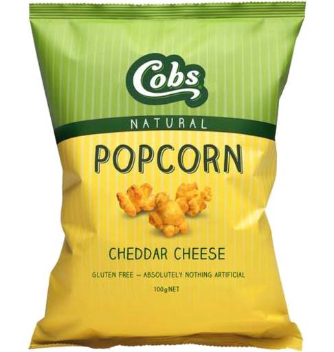 Cobs Natural Popcorn, Cheddar Cheese (100g)