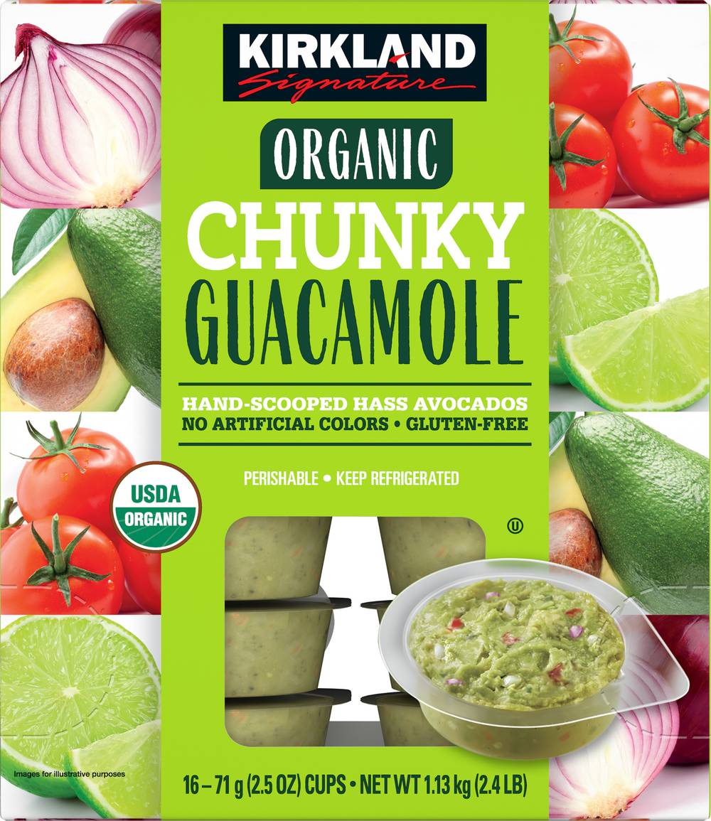 Kirkland Signature Organic Chunky Guacamole (2.5 lbs)