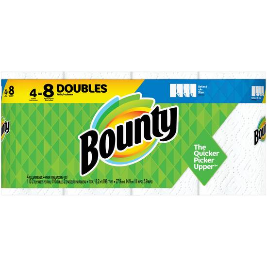 Bounty White Select-A-Size Paper Towel (4 ct)