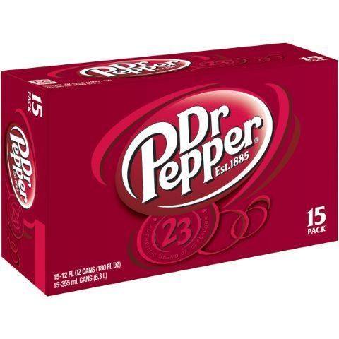Dr Pepper 15 Pack 12oz Can