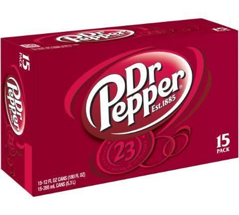 Dr Pepper Spicy Cherry Soft Drink (15 x 12 fl oz)