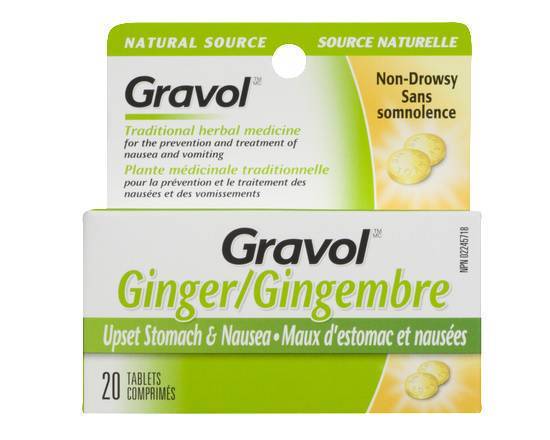 Gravol Natural Source Tablets 20 pack