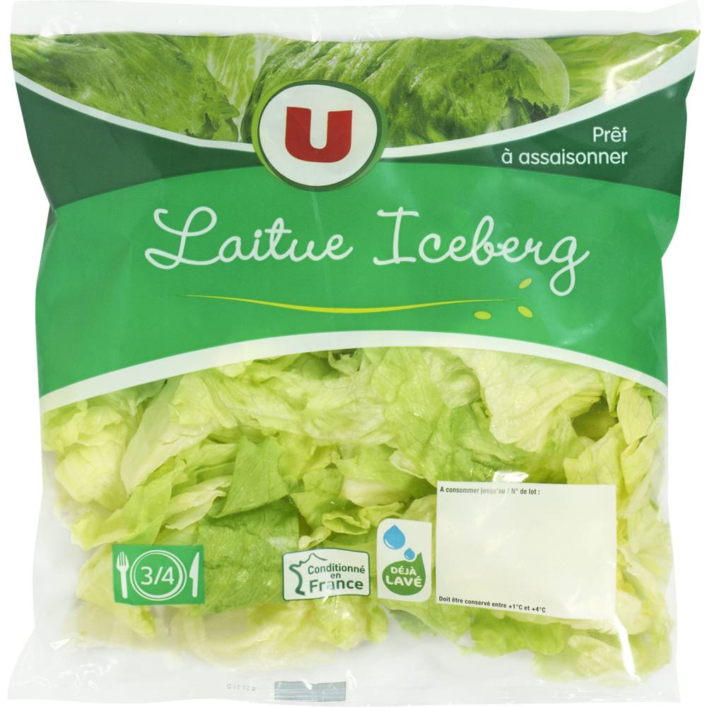 Les Produits U - Laitue iceberg