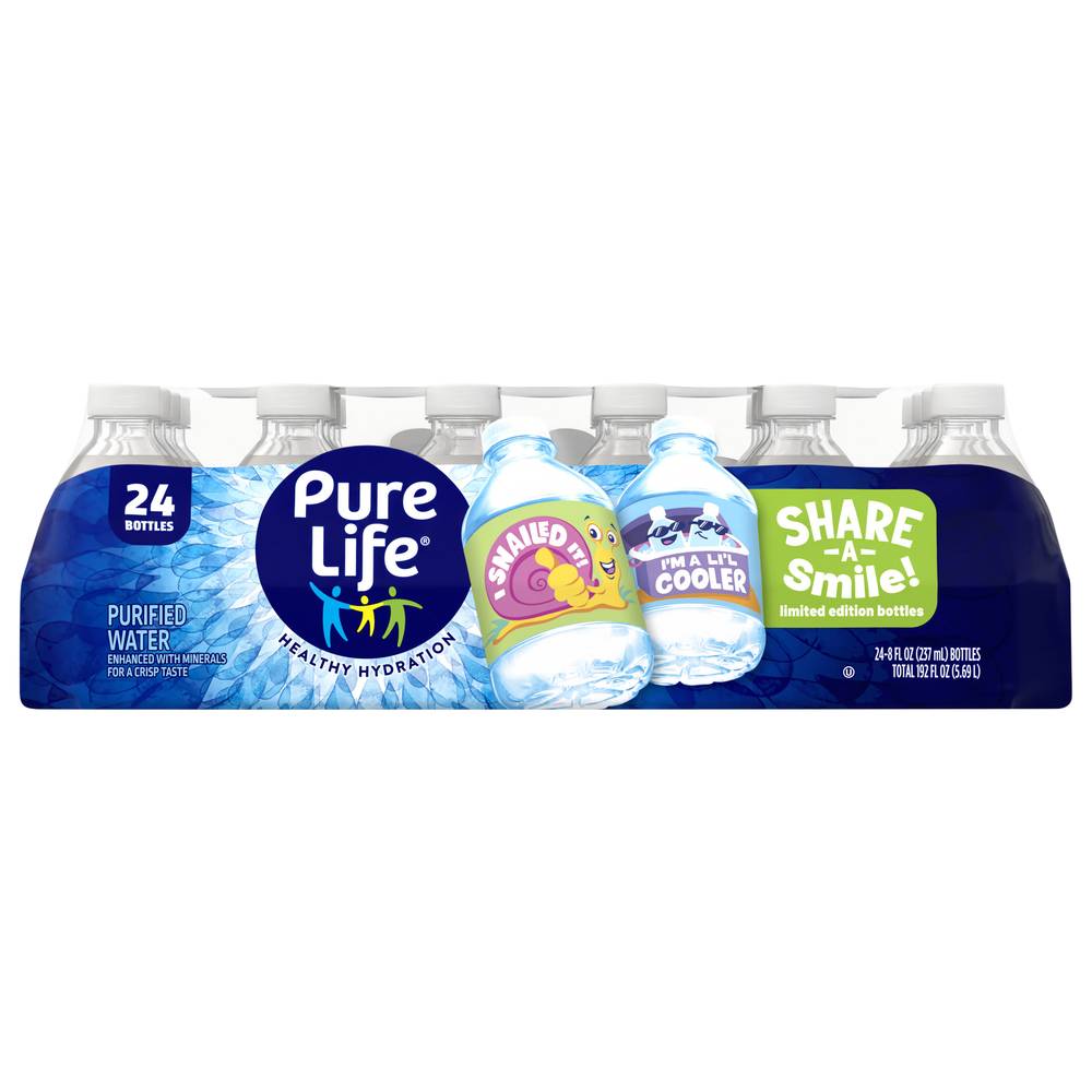 Pure Life Purified Water (24 x 8 fl oz)