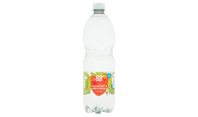 Co-op Still Strawberry and Kiwi Flavoured Spring Water 1 Litre