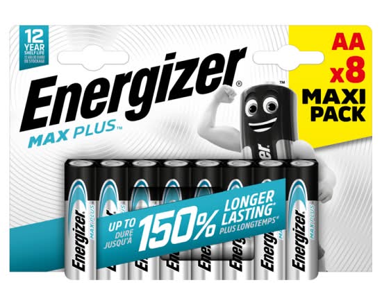 Energizer Max Plus Aa Batteries Alkaline (20g)