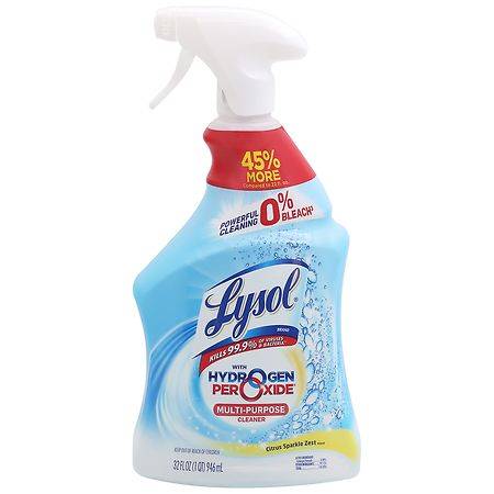 Lysol Multi-Purpose Cleaner with Hydrogen Peroxide Citrus Sparkle Zest - 32.0 fl oz