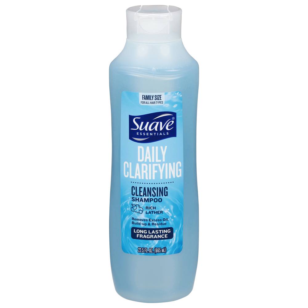 Suave Essentials Daily Clarifying Cleansing Shampoo (22.5 fl oz)