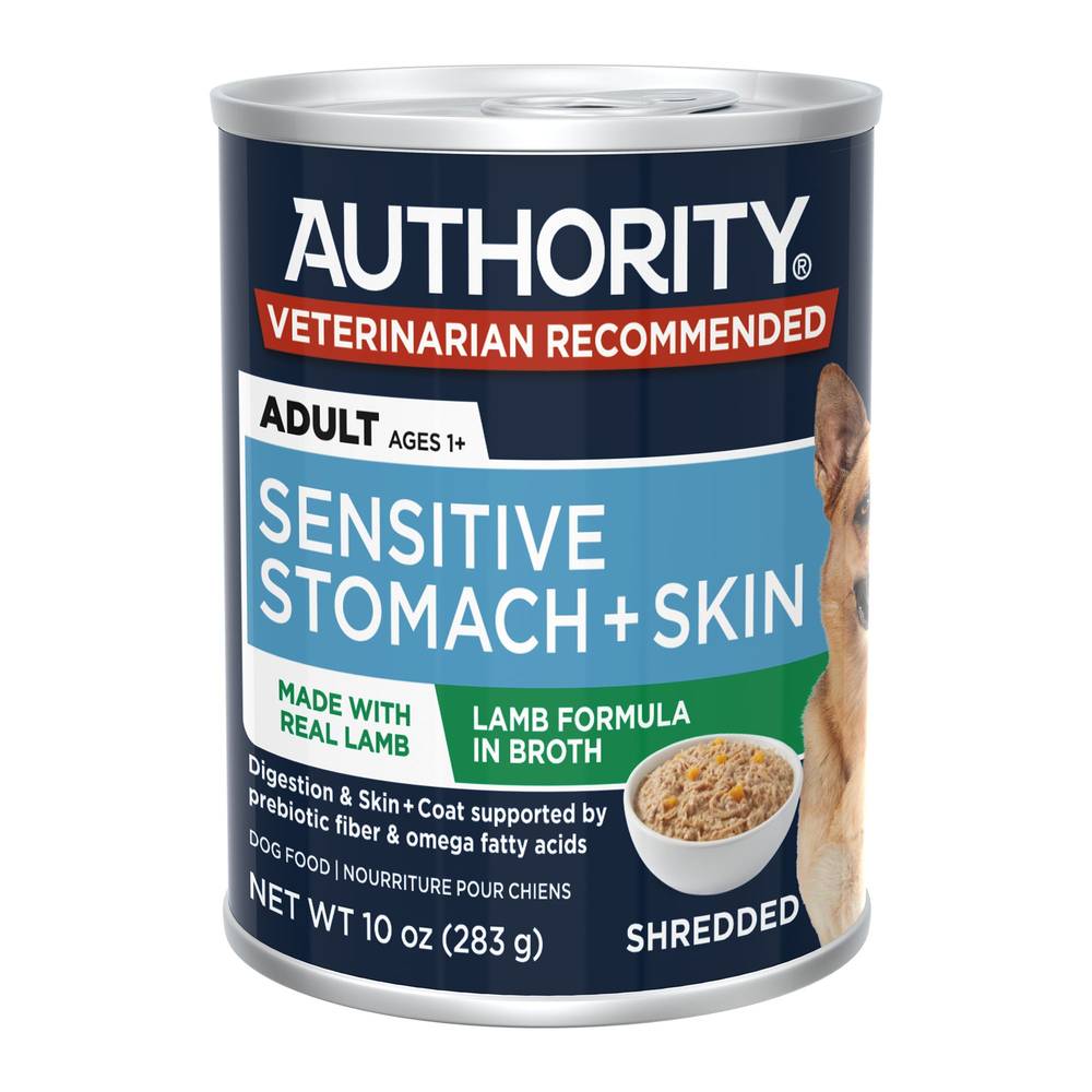 Authority Sensitive Stomach & Skin Adult Wet Dog Food (lamb)