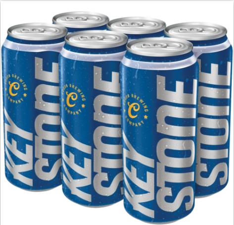 Keystone Lager Beer (6 x 16 fl oz)