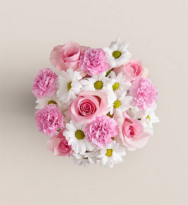 Daisy and Rose Delight Medium Bouquet
