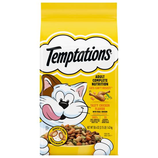Temptations Adult 1+ Tasty Chicken Flavor Food For Cats (chicken)