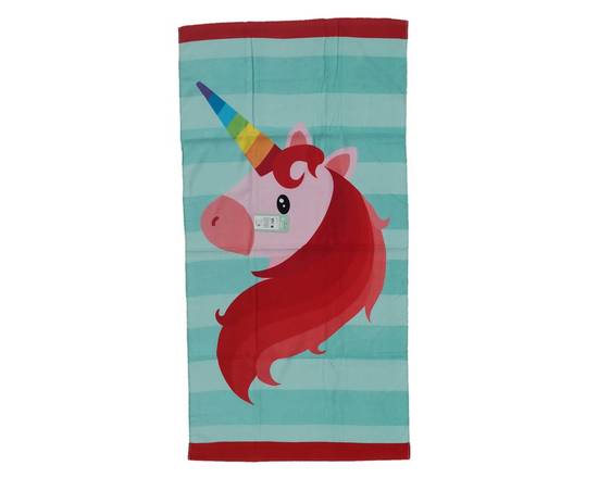 Cotidiana toalla playa kids unicornio pv23 (70 x 150 cm)