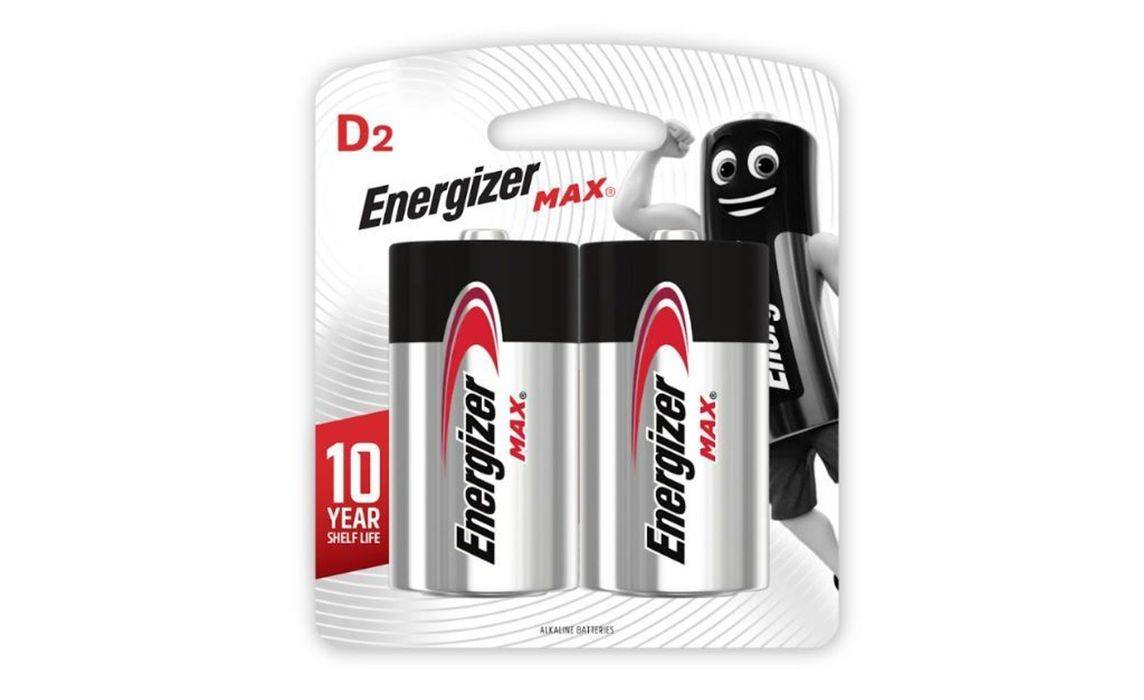 Energizer Max D 2pk