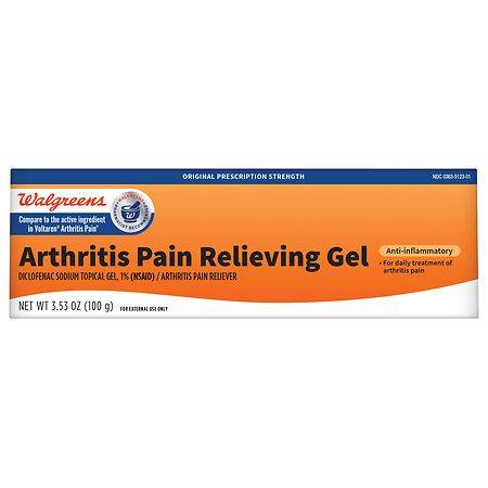 Walgreens Diclofenac Sodium Arthritis Pain Relieving Gel
