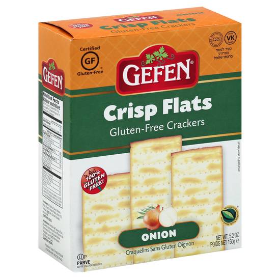 Gefen Crisp Flats Crackers Gluten Free (5.2 oz)
