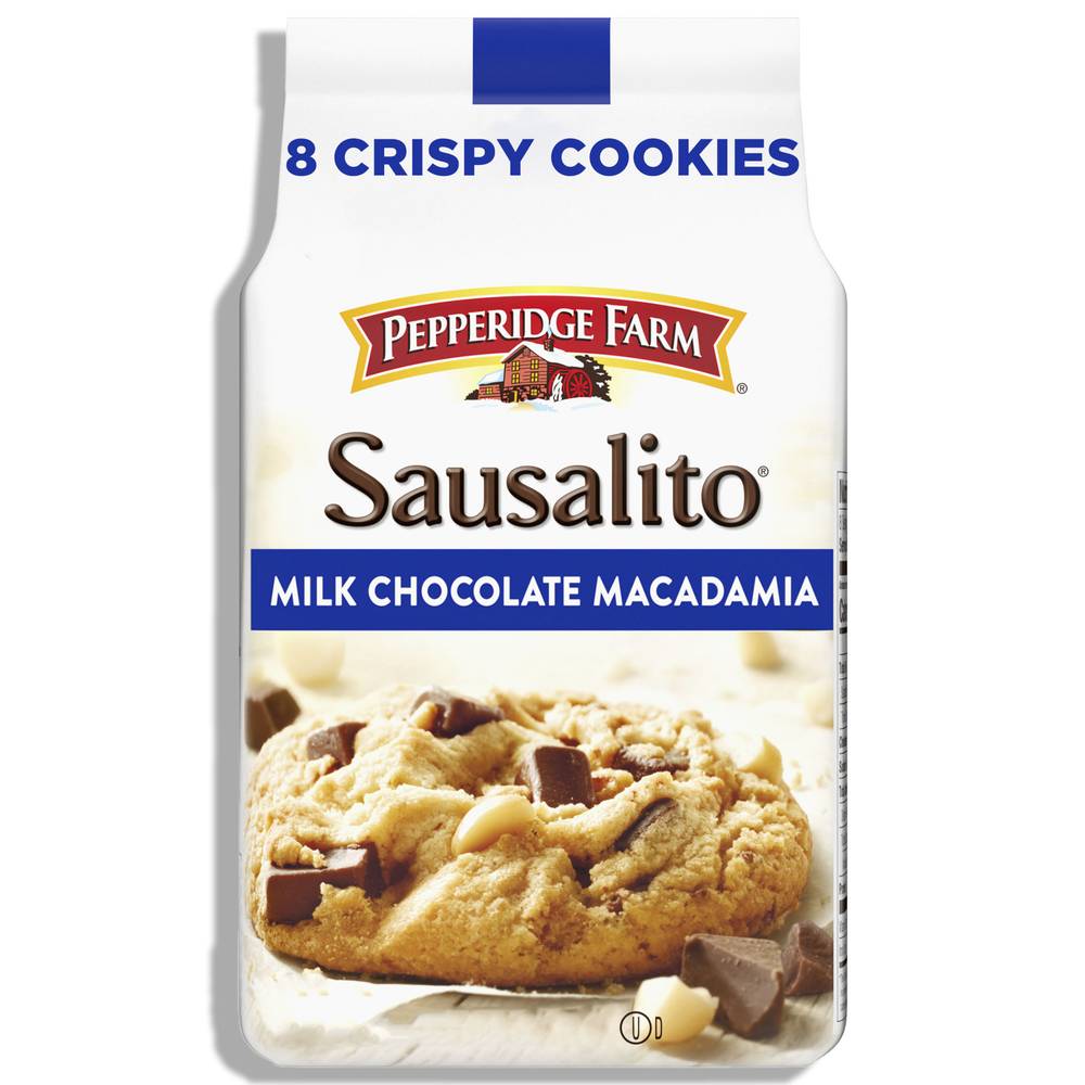 Pepperidge Farm Sausalito Milk Chocolate Macadamia Crispy Cookies (7.2 oz, 8 ct)