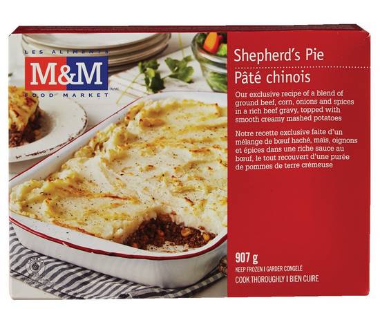 M&m food market paté chinois (907gr.) - shepherd's pie (907 g)