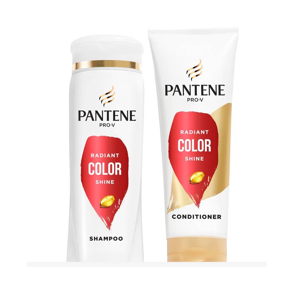 Pantene Pro-V Shampoo & Conditioner, Radiant Color Shine, Bundle Pk