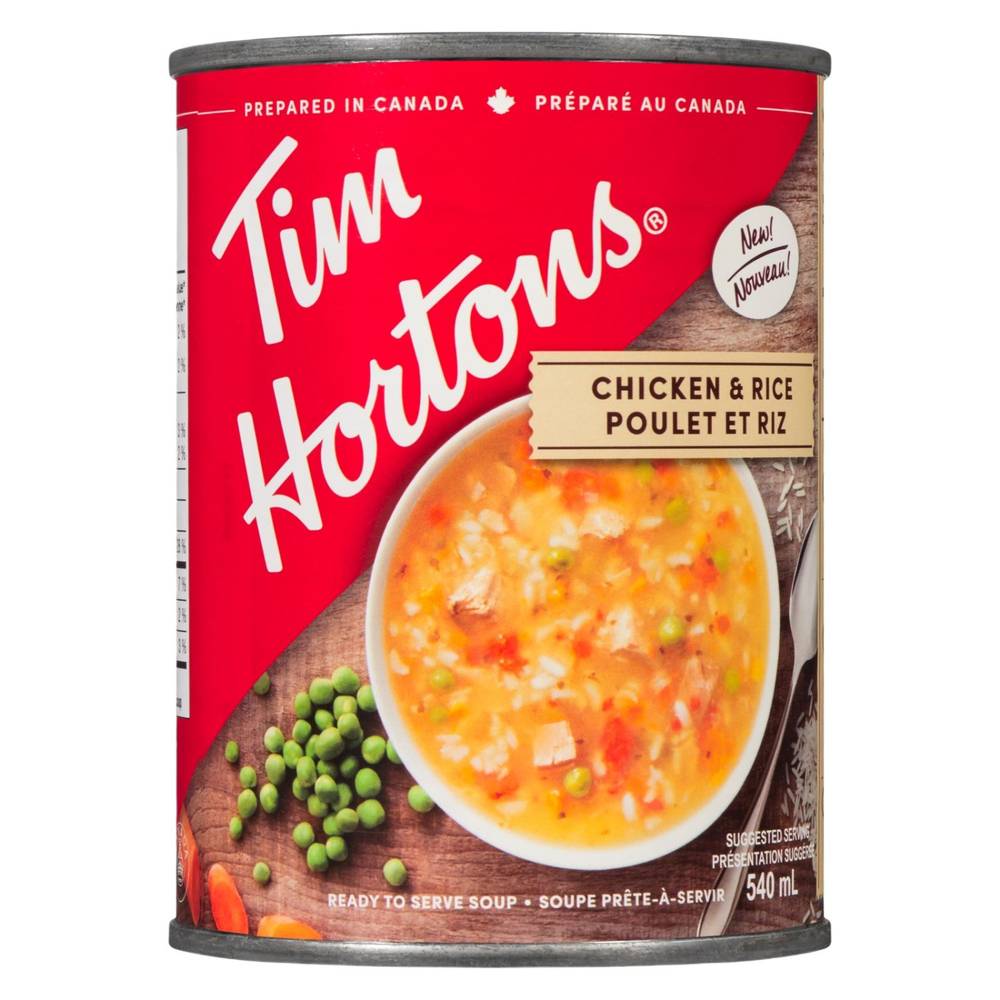 Tim Hortons Chicken & Rice Soup (540 ml)