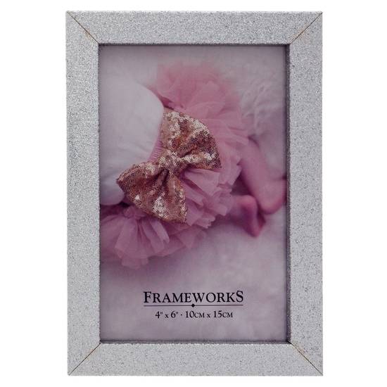 Frameworks Glitter Picture Frame (4"x6")