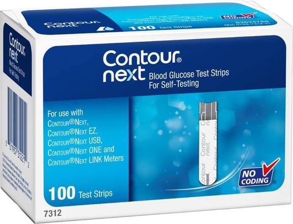 Contour Next Blood Glucose Test Strips, 100 CT