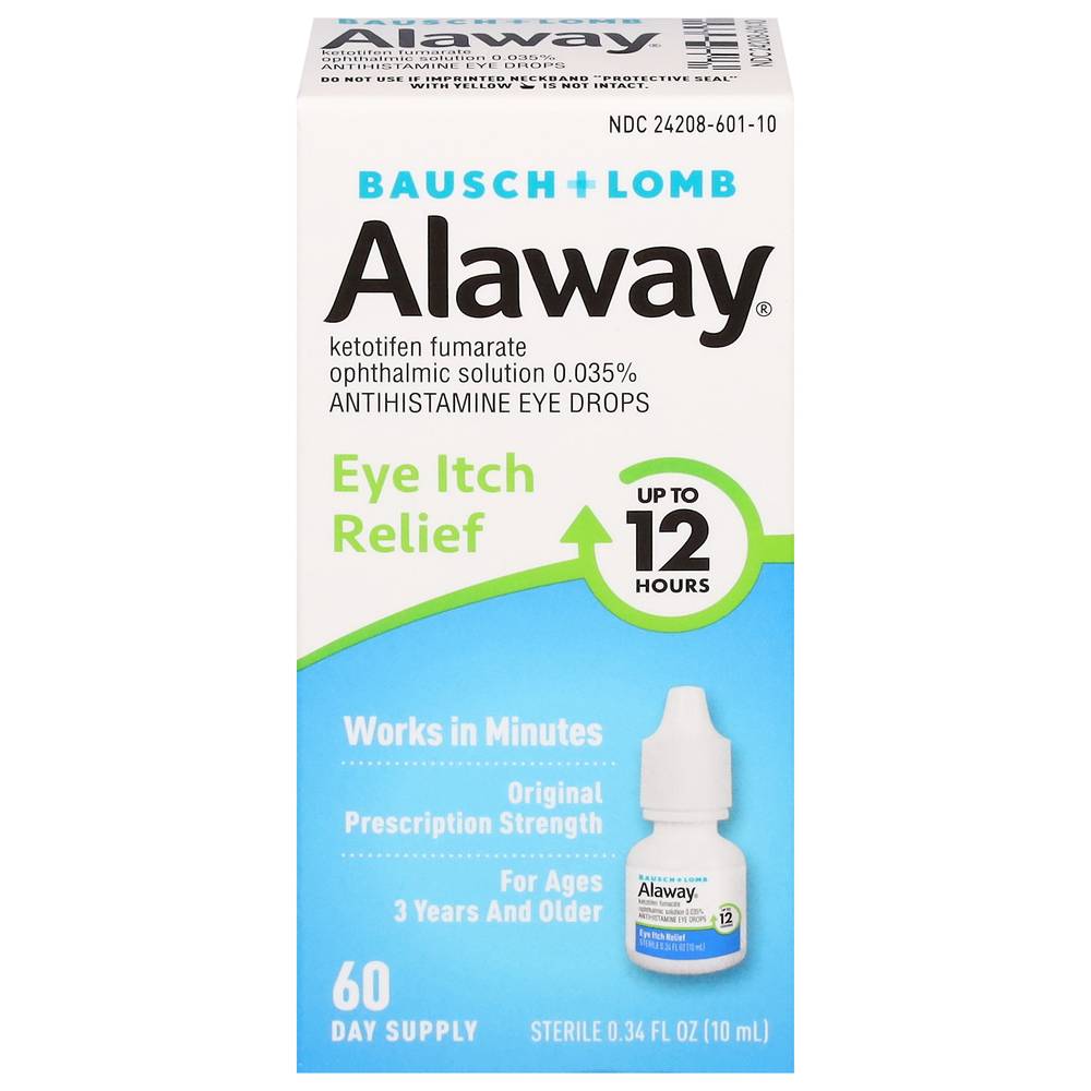 Alaway Bausch & Lomb Eye Itch Relief Drops (0.34 fl oz)