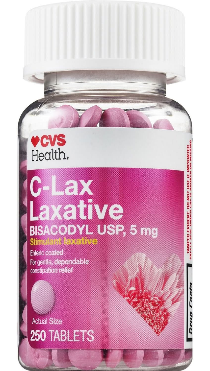 CVS Pharmacy Health C-Lax Laxative Bisacodyl Usp