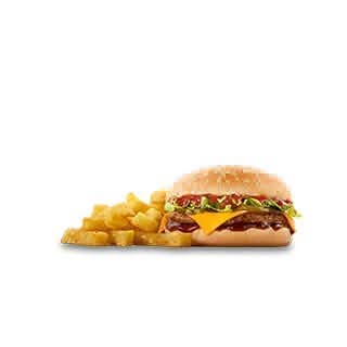 Phanda Cheesy BBQ Burger