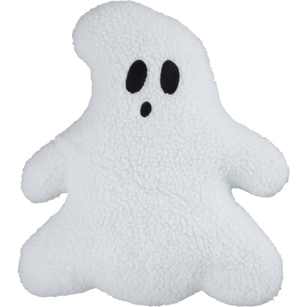Spooky Village Ghost Pillow, 11.5x13 in, White