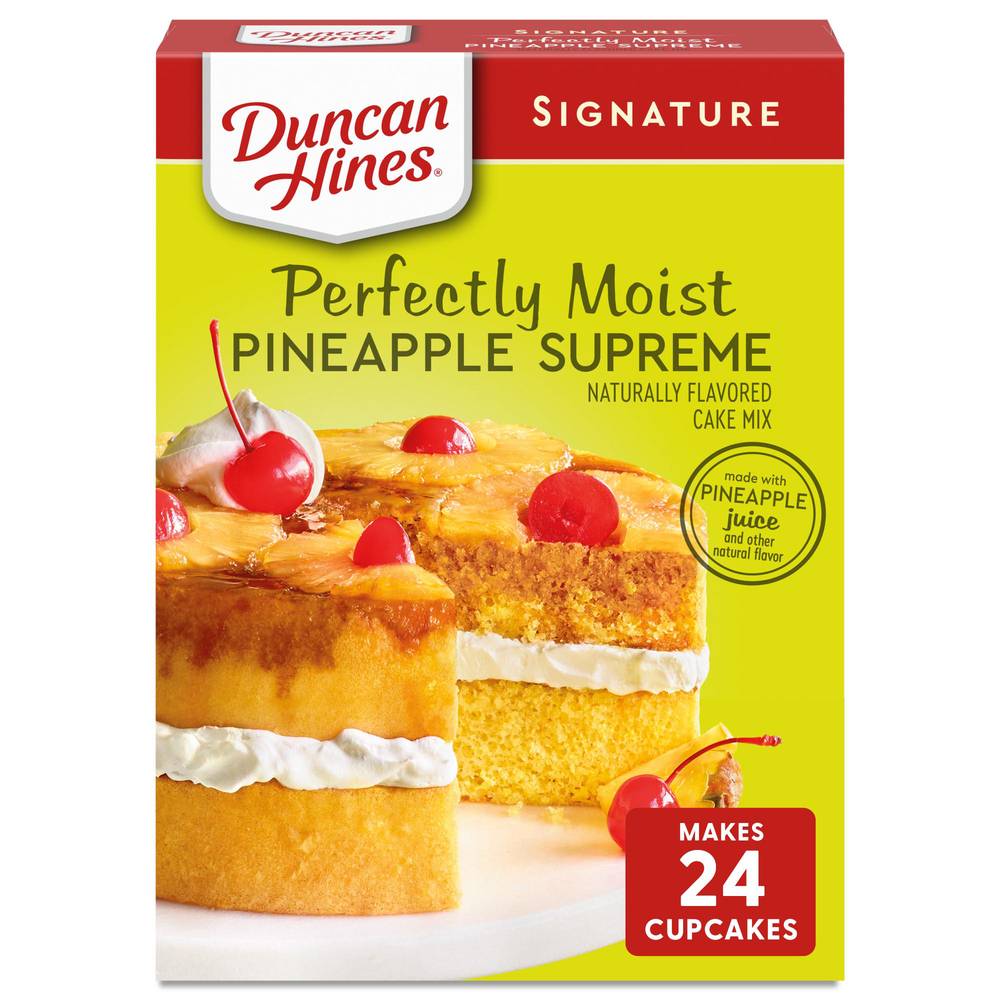 Duncan Hines Signature Perfectly Moist Pineapple Supreme Cake Mix (15.25 oz)