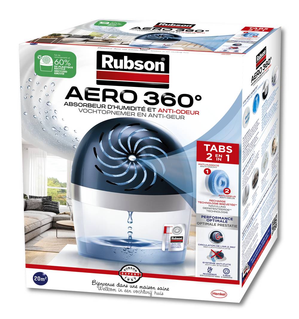 Rubson - -Absorbeur d'humidité aéro 360°