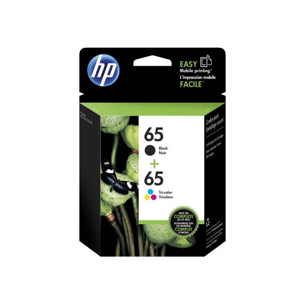 Hp 65 Black and Tri-Color Ink Cartridges