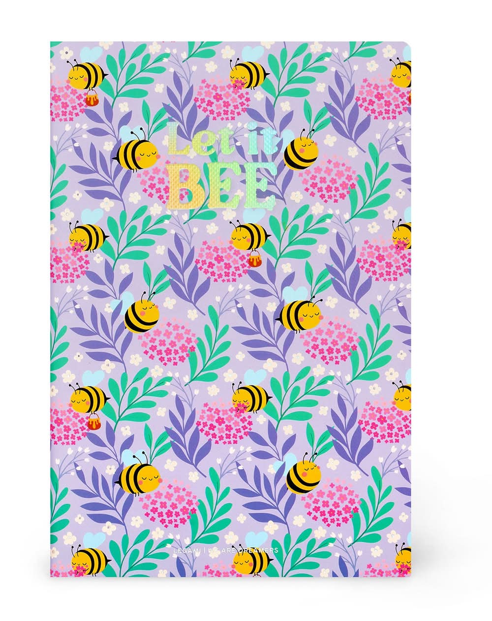 Caderno Com Linha Médio - Abelha