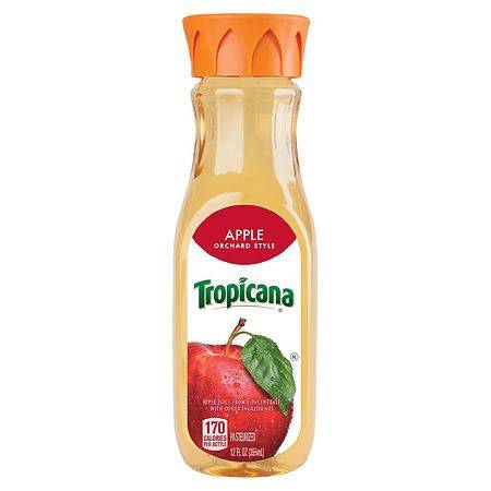 Tropicana Juice, Apple, Orchard Style - 12.0 oz