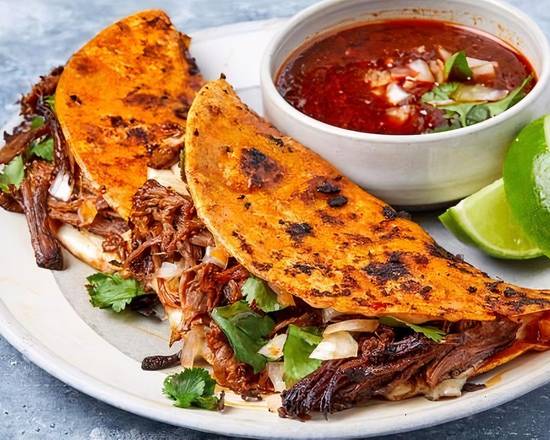 Vaca y Cerdo Birria Tacos - NYC Menu New York • Order Vaca y Cerdo Birria  Tacos - NYC Delivery Online • Postmates