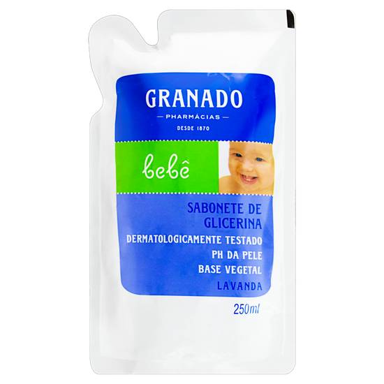 Granado refil de sabonete líquido glicerinado beb�ê lavanda (250ml)