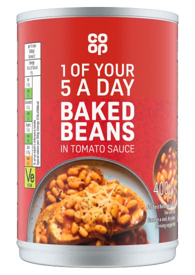 Co-op Baked Beans in Tomato Sauce (400g)