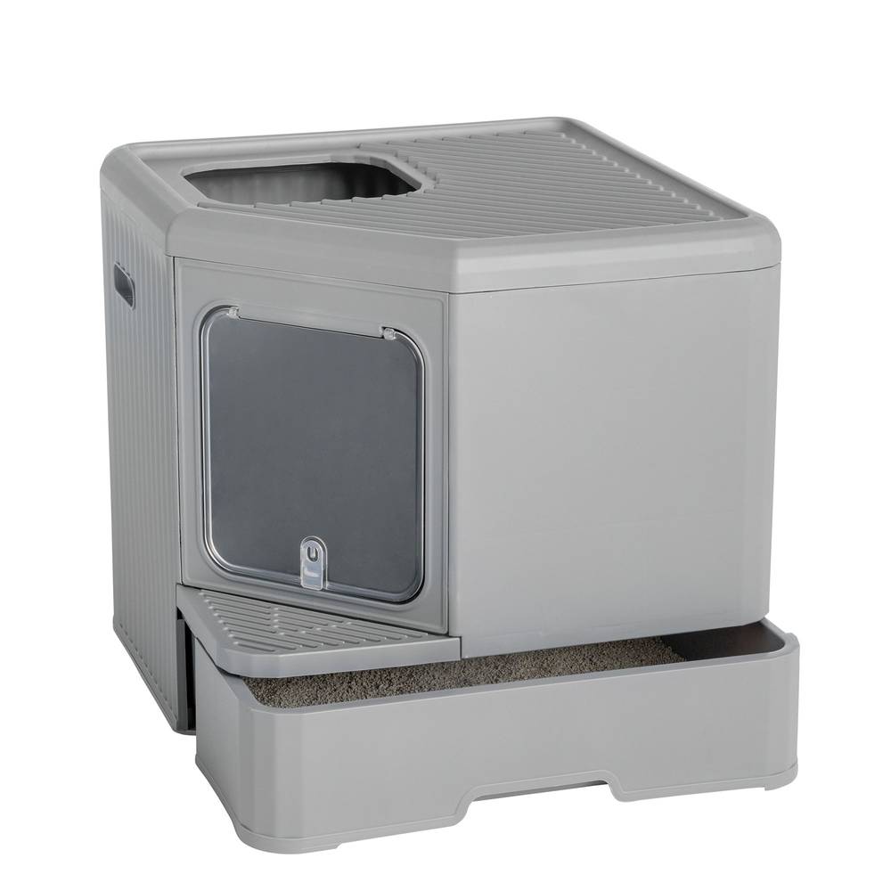 ExquisiCat Dual Entry Hooded Litter Box