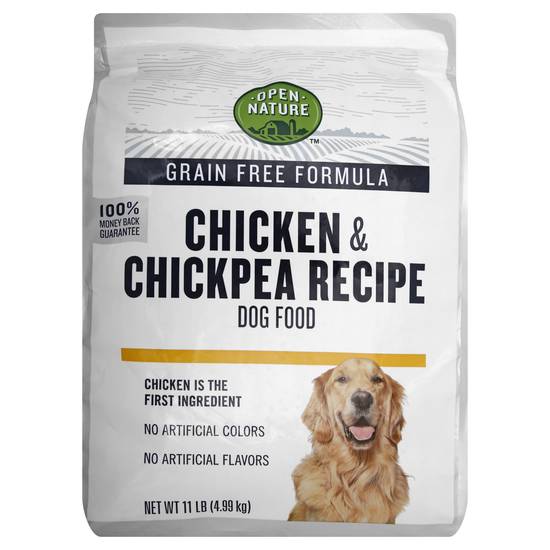 Open Nature Dog Food Chicken & Chickpea Grain Free (11 lb)