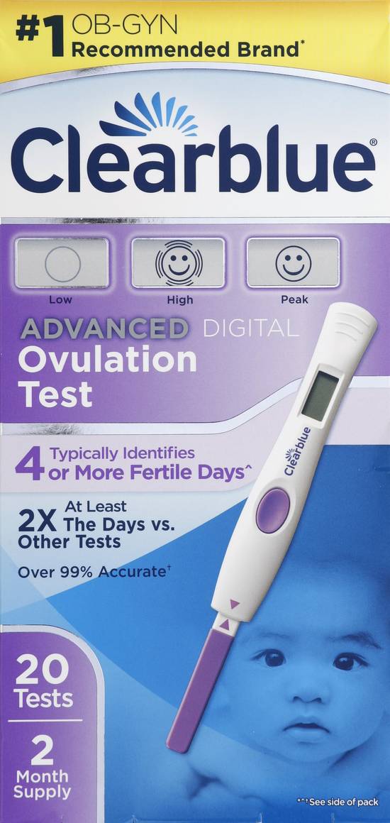 Clearblue Digital Advanced Ovulation Test (20 ct)