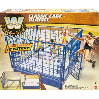 WWE Legends Classic Cage Action Figure Playset, 14 in