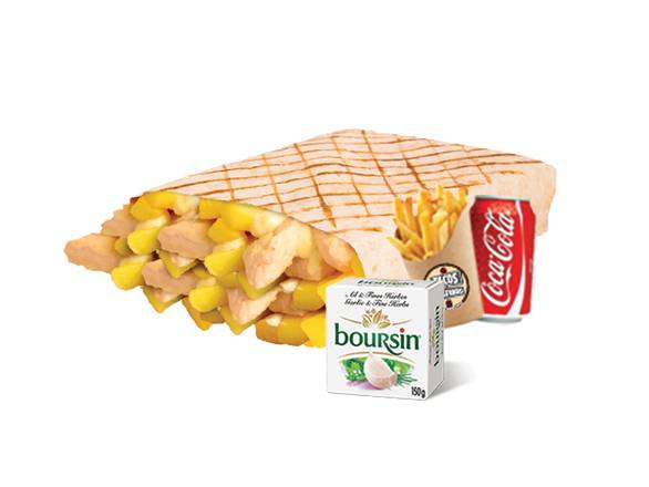 Menu tacos boursin
